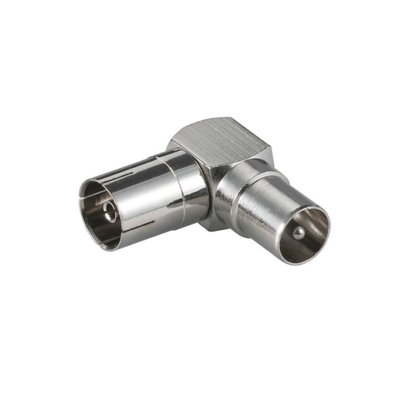 MicroConnect Coxial Angled Adapter F/M